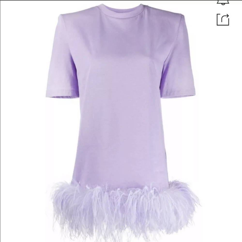 *SOLD ON TRR* The Attico Ostrich Feather Mini